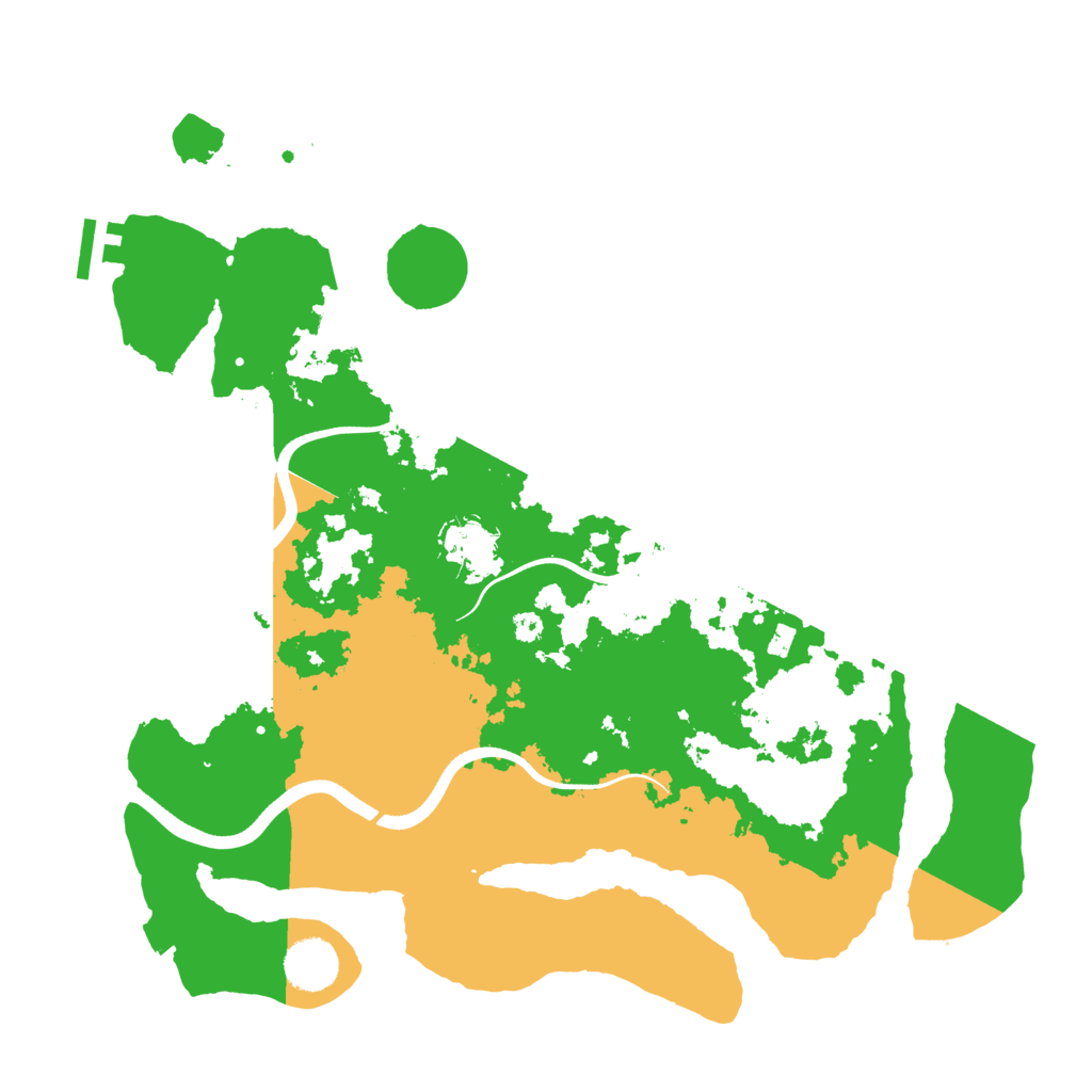 Biome Rust Map: Procedural Map, Size: 3650, Seed: 416906448