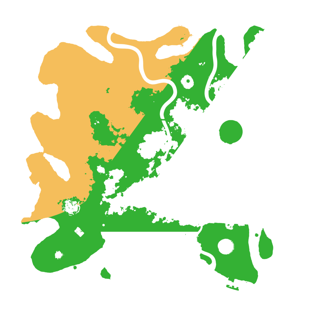 Biome Rust Map: Procedural Map, Size: 3600, Seed: 1585269646