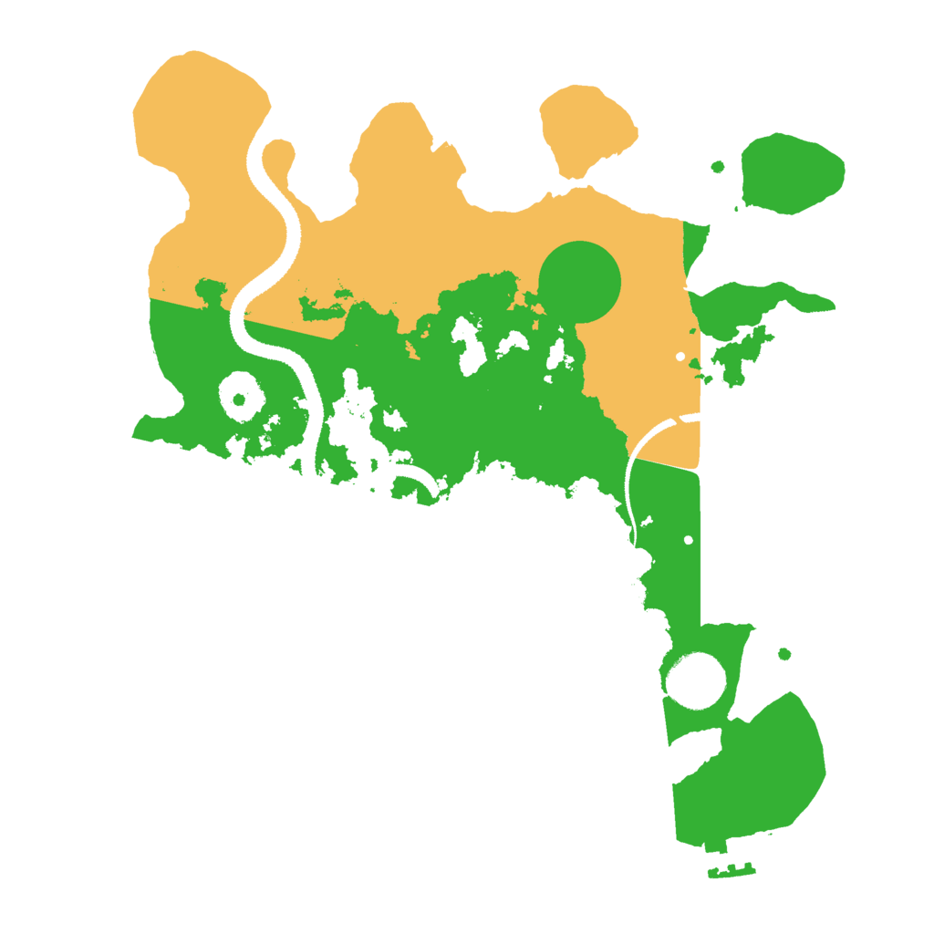 Biome Rust Map: Procedural Map, Size: 3000, Seed: 38000