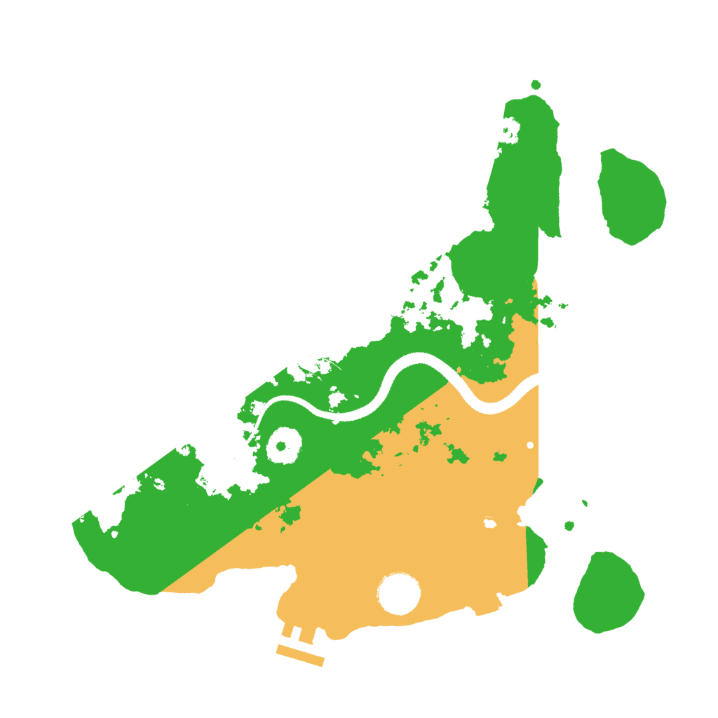 Biome Rust Map: Procedural Map, Size: 3000, Seed: 1021447413