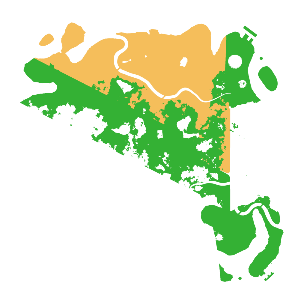 Biome Rust Map: Procedural Map, Size: 4000, Seed: 41577311