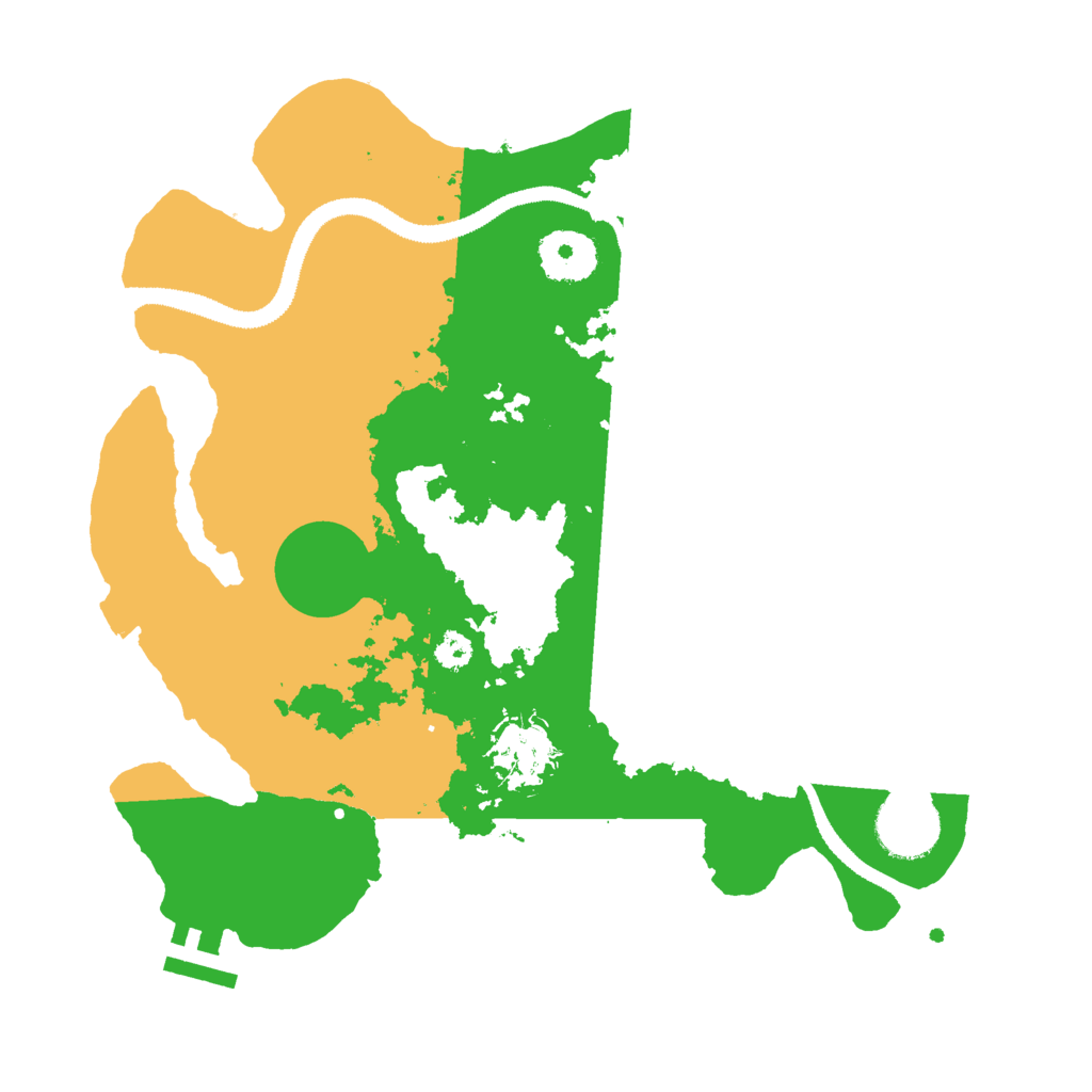 Biome Rust Map: Procedural Map, Size: 3000, Seed: 82841279