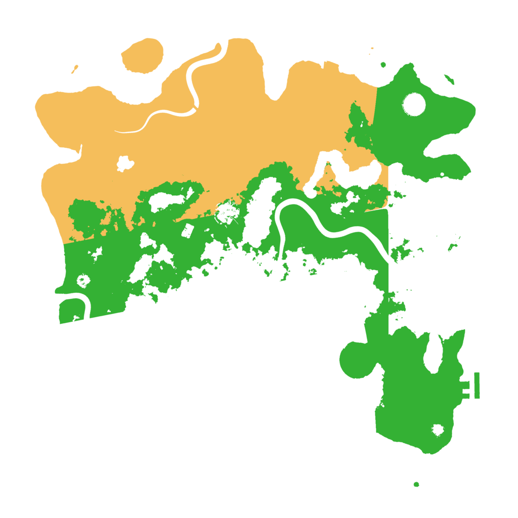 Biome Rust Map: Procedural Map, Size: 4000, Seed: 635297