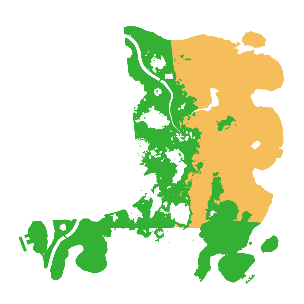 Biome Rust Map: Procedural Map, Size: 4000, Seed: 1303684546