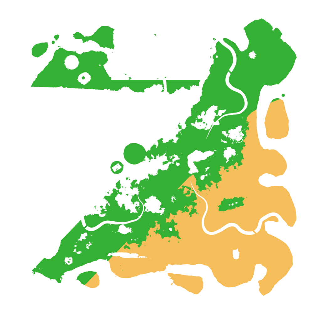 Biome Rust Map: Procedural Map, Size: 4000, Seed: 90000000