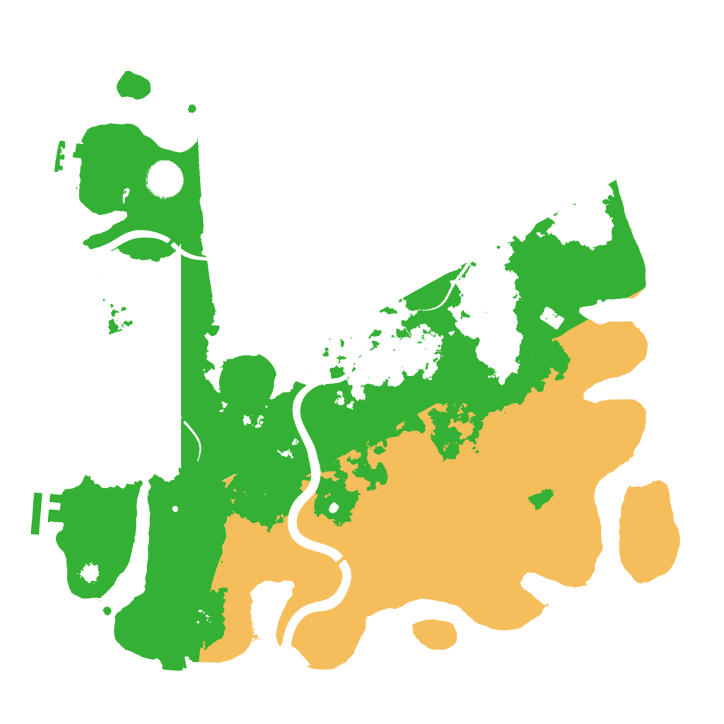 Biome Rust Map: Procedural Map, Size: 3500, Seed: 2060289313