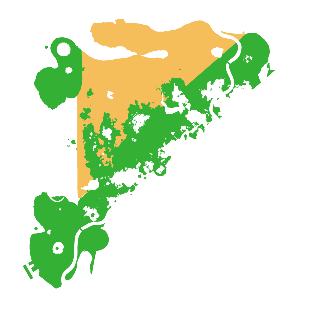 Biome Rust Map: Procedural Map, Size: 4000, Seed: 3400000