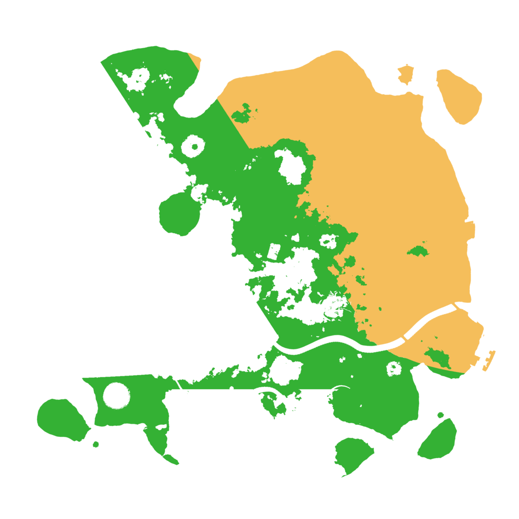 Biome Rust Map: Procedural Map, Size: 3500, Seed: 1864894318