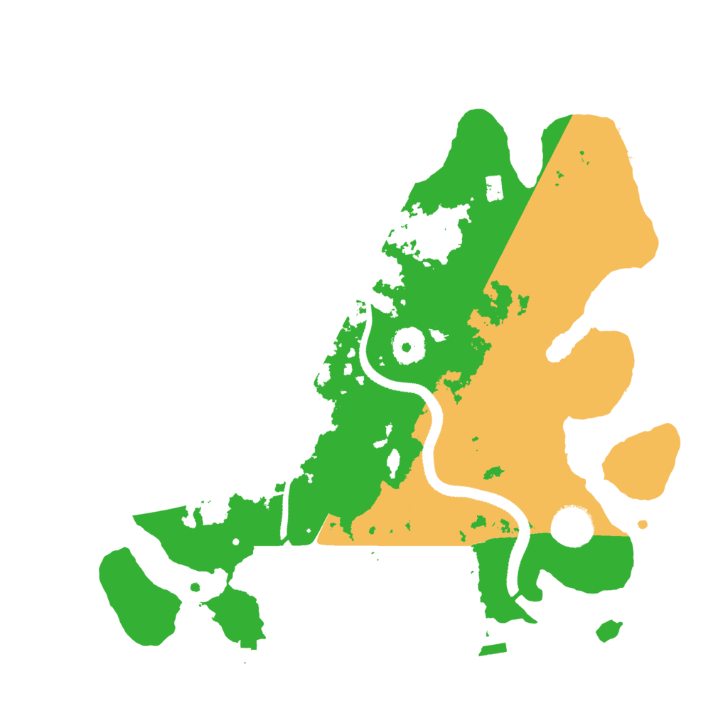 Biome Rust Map: Procedural Map, Size: 3100, Seed: 654913267