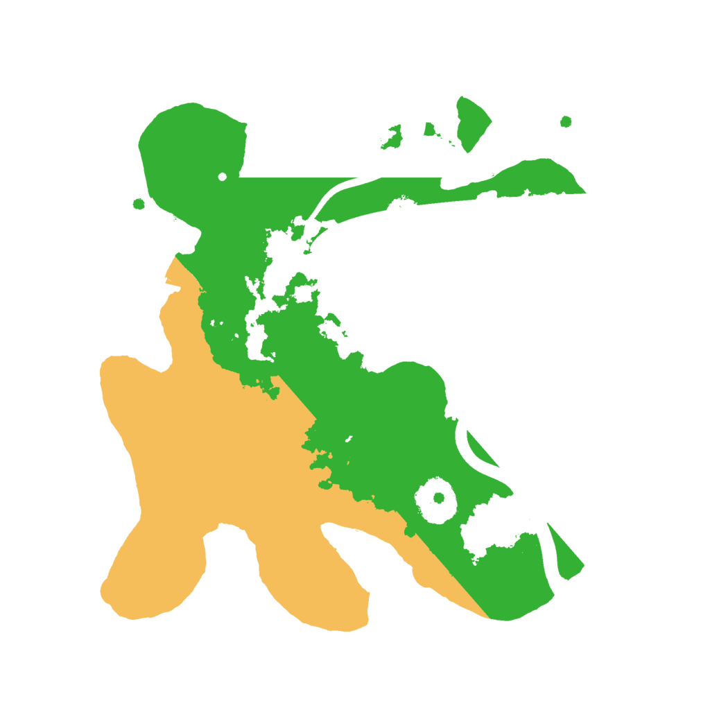 Biome Rust Map: Procedural Map, Size: 2500, Seed: 697798480