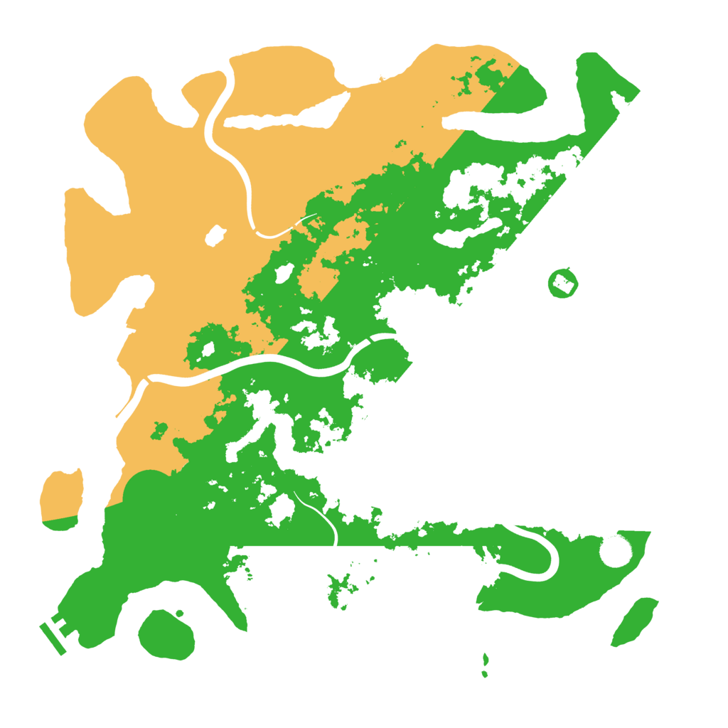 Biome Rust Map: Procedural Map, Size: 4000, Seed: 539035289