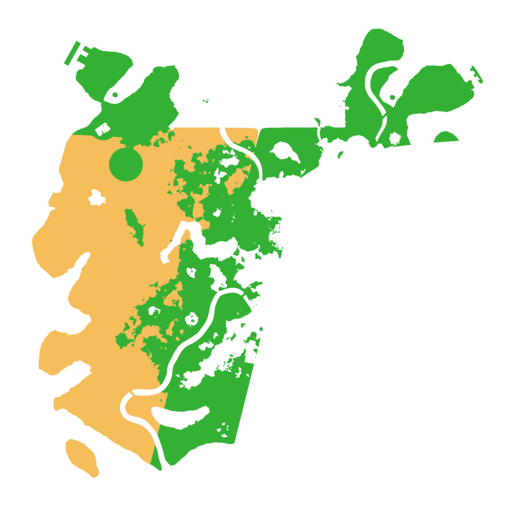 Biome Rust Map: Procedural Map, Size: 4000, Seed: 1087479660