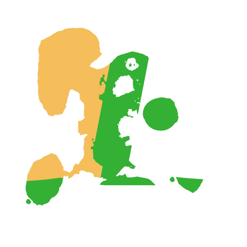 Biome Rust Map: Procedural Map, Size: 2000, Seed: 1409909465