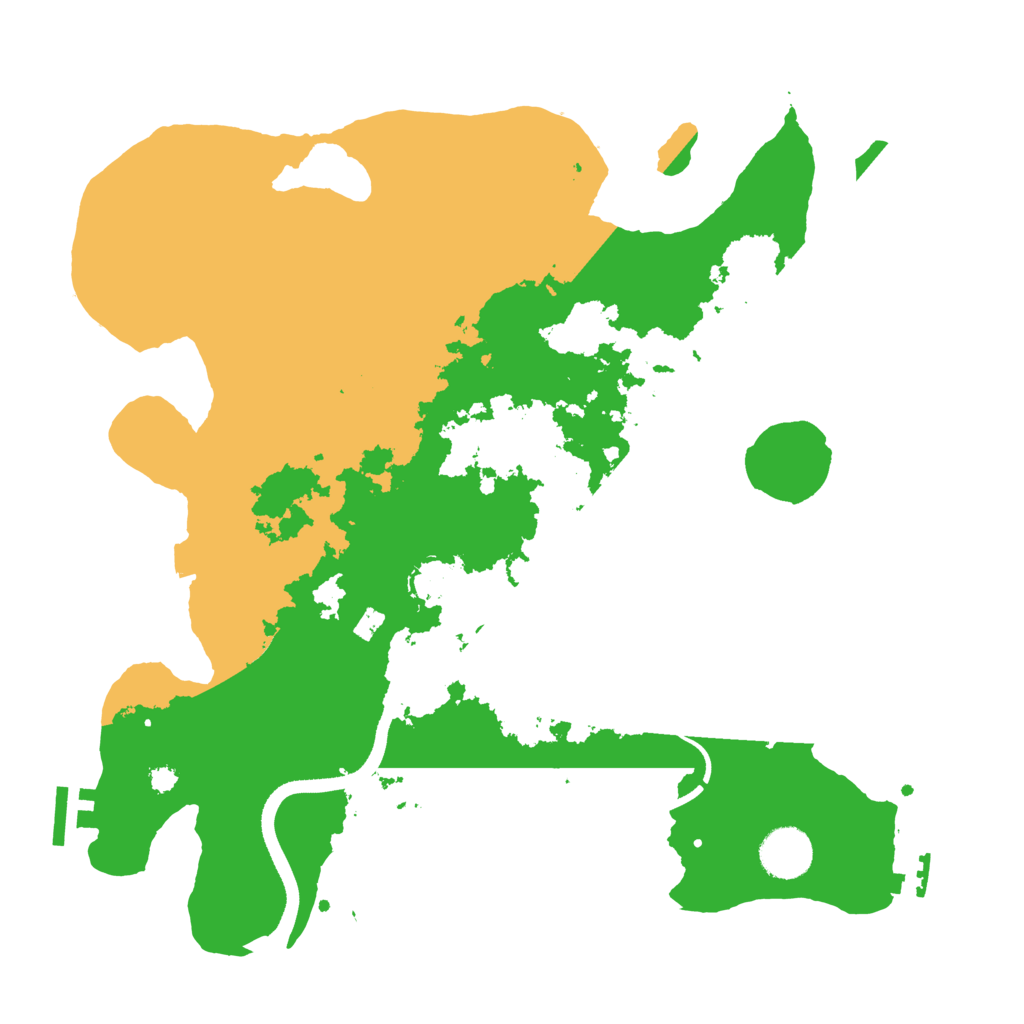 Biome Rust Map: Procedural Map, Size: 3500, Seed: 1407208081