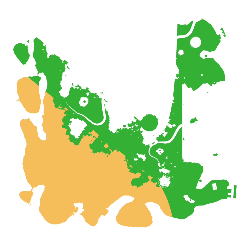 Biome Rust Map: Procedural Map, Size: 3900, Seed: 676767