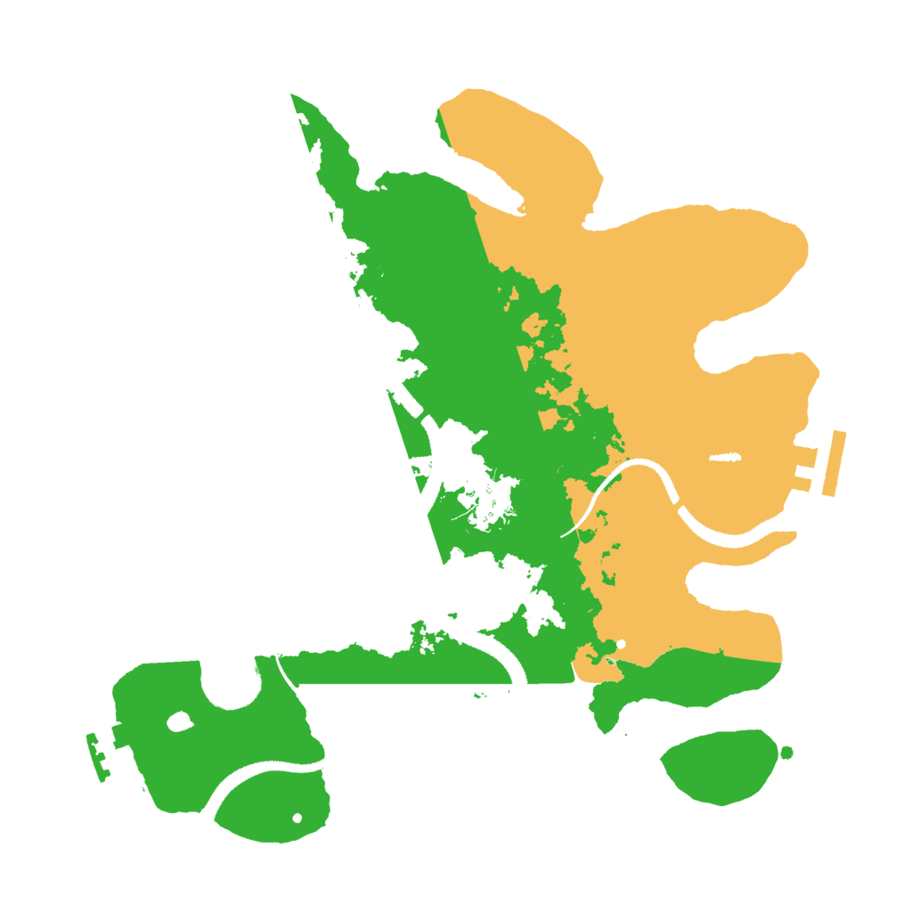 Biome Rust Map: Procedural Map, Size: 2800, Seed: 303571319
