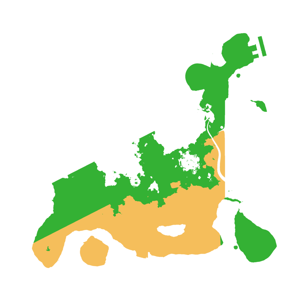Biome Rust Map: Procedural Map, Size: 3000, Seed: 1782802638
