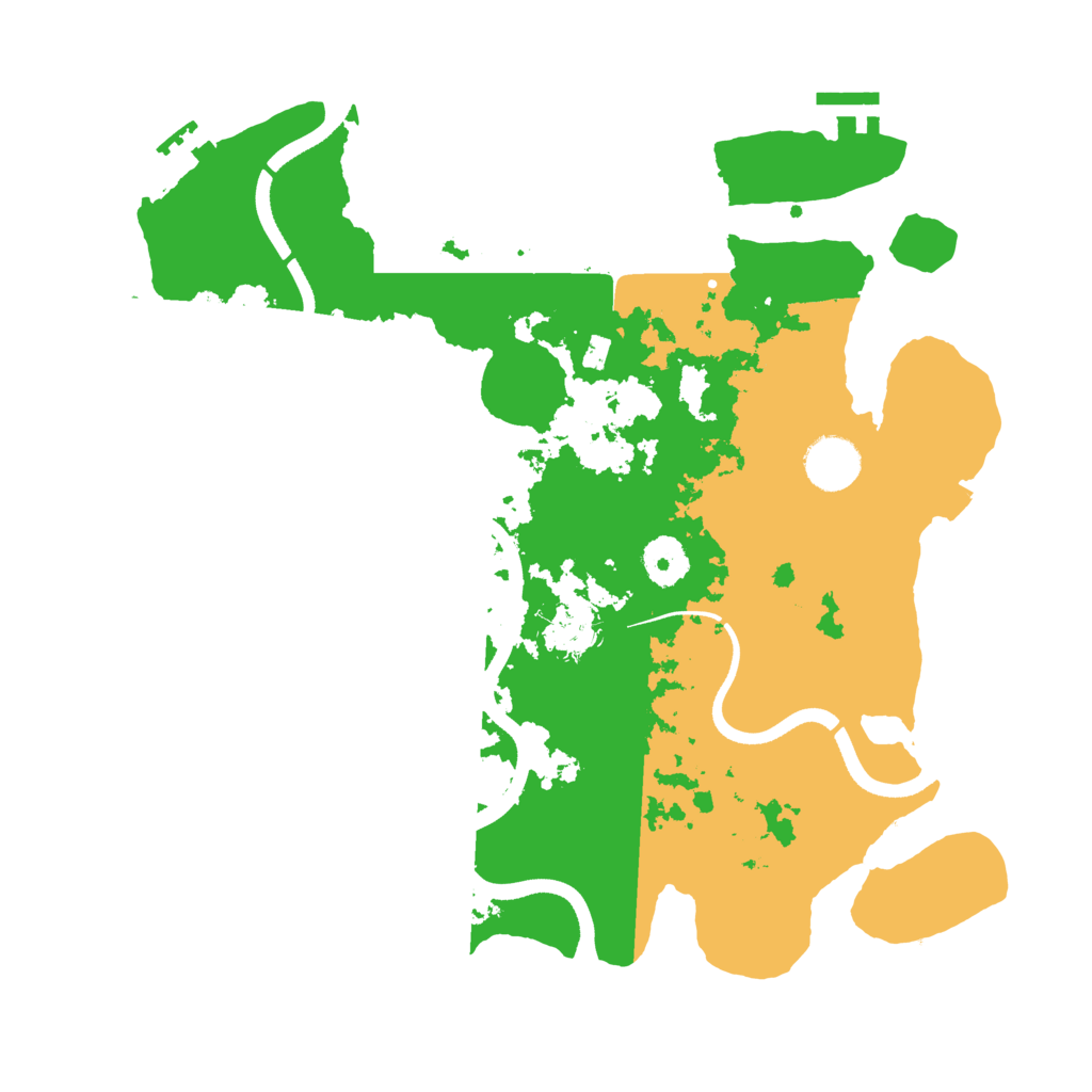 Biome Rust Map: Procedural Map, Size: 3500, Seed: 2075813820