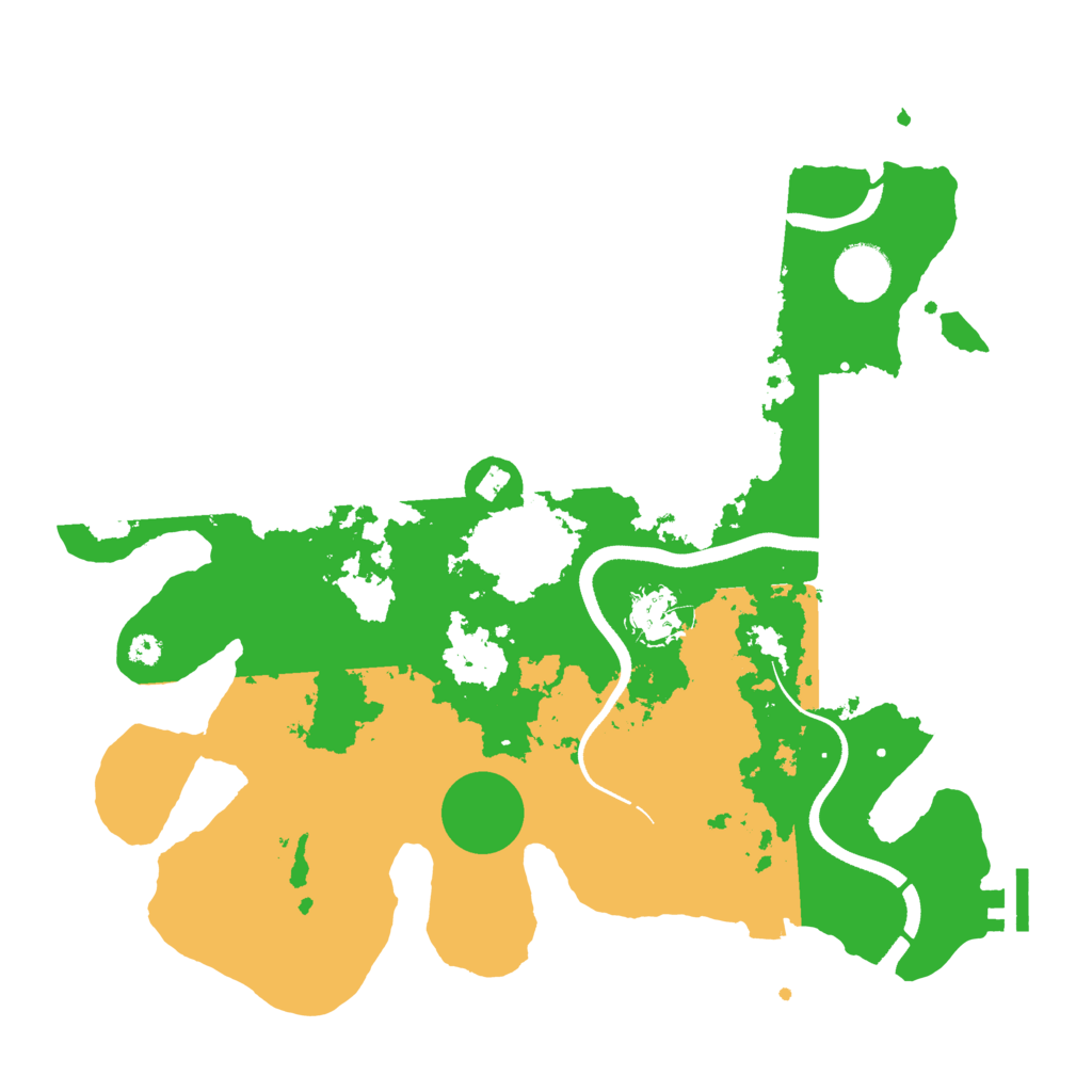 Biome Rust Map: Procedural Map, Size: 3500, Seed: 2144547556