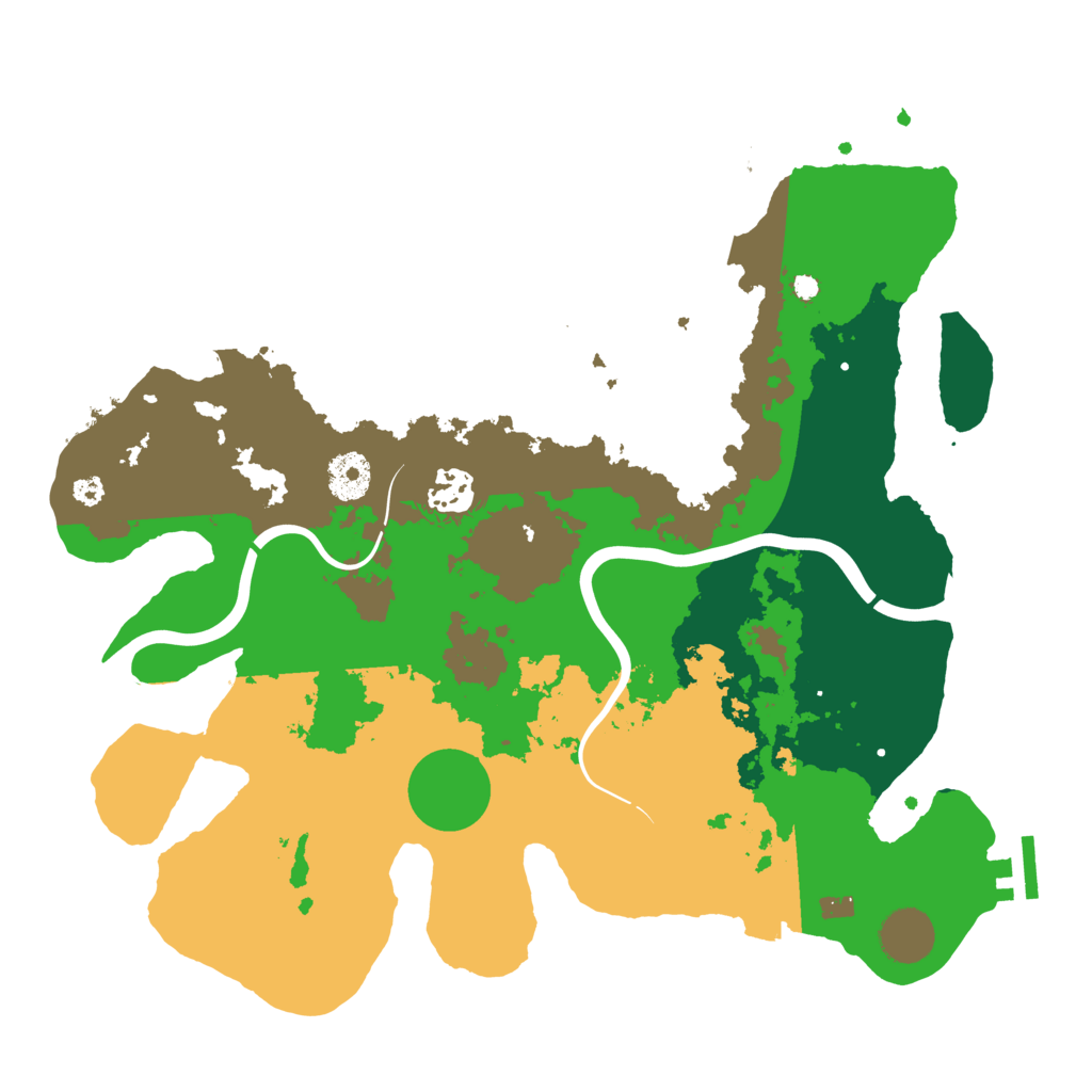 Biome Rust Map: Procedural Map, Size: 3500, Seed: 2144547556