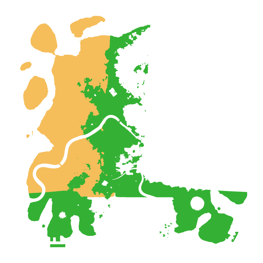 Biome Rust Map: Procedural Map, Size: 3500, Seed: 474066675