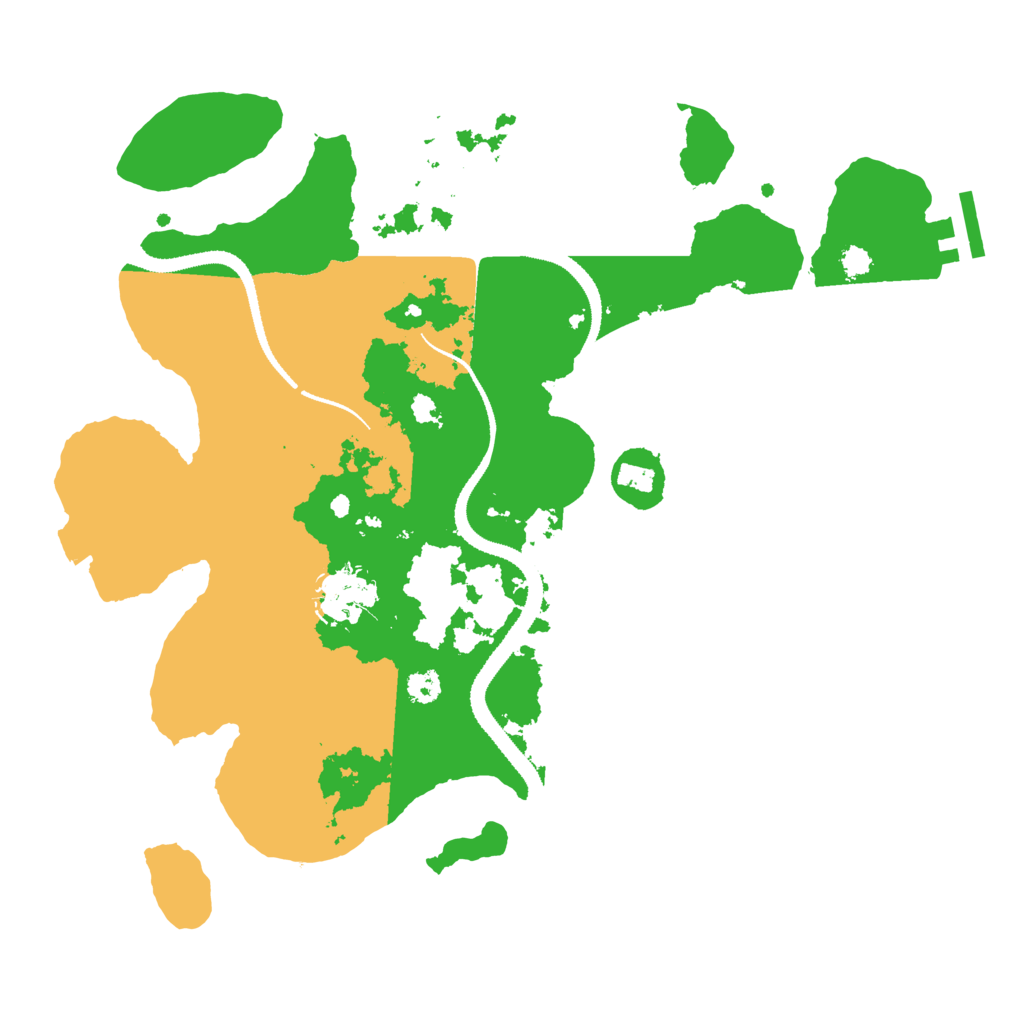 Biome Rust Map: Procedural Map, Size: 3100, Seed: 315671520