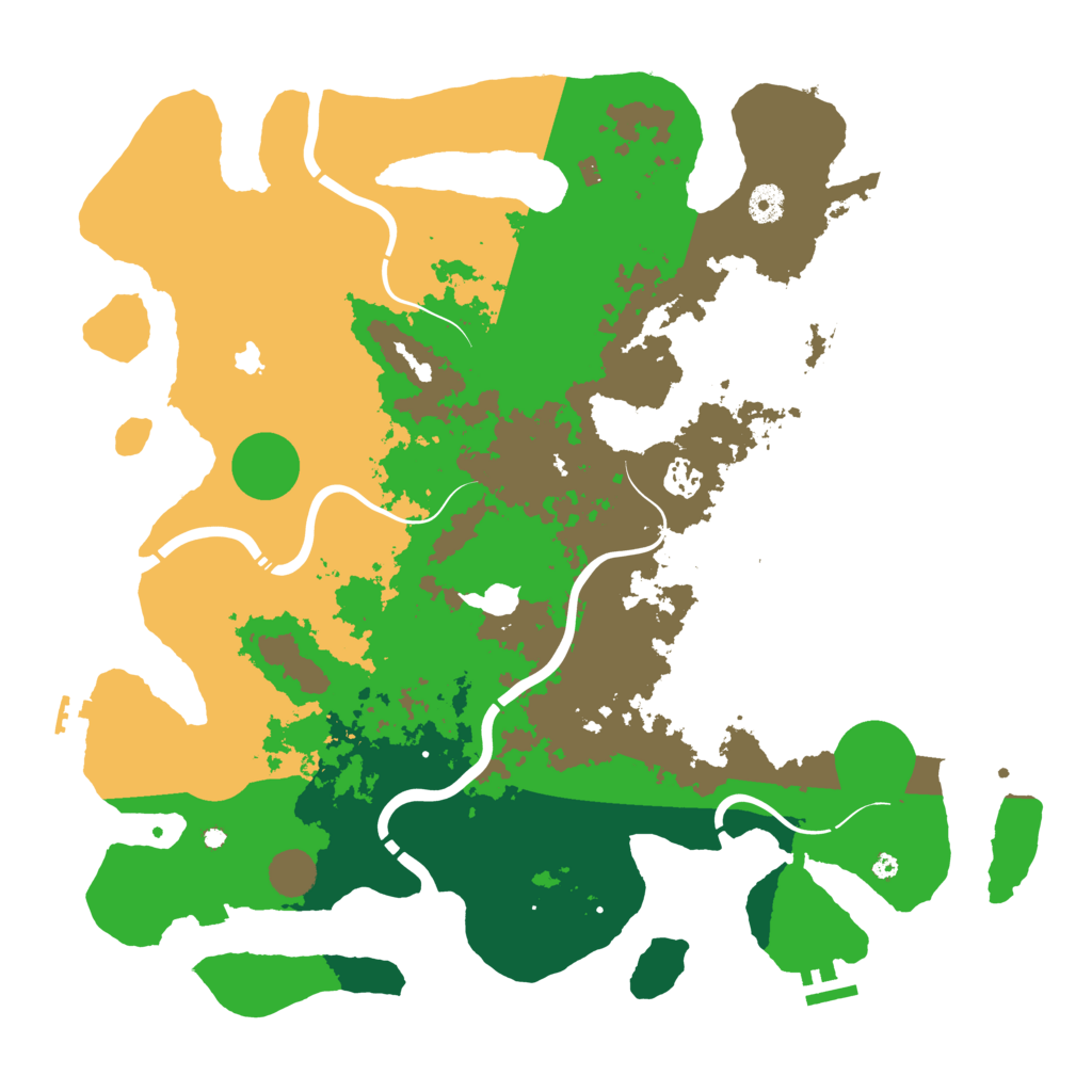 Biome Rust Map: Procedural Map, Size: 4250, Seed: 787693701