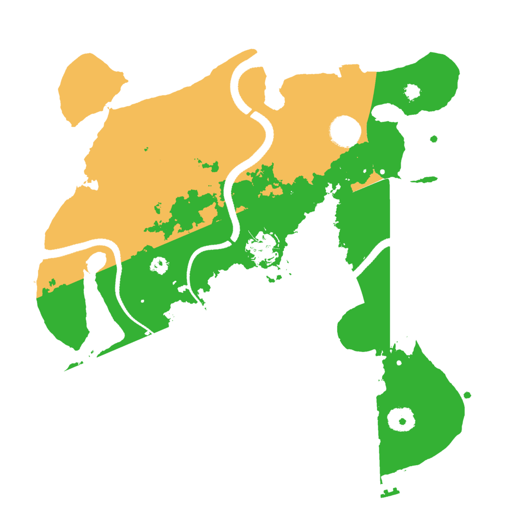 Biome Rust Map: Procedural Map, Size: 3000, Seed: 7580213