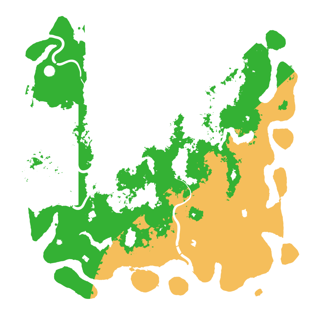 Biome Rust Map: Procedural Map, Size: 5000, Seed: 48198269