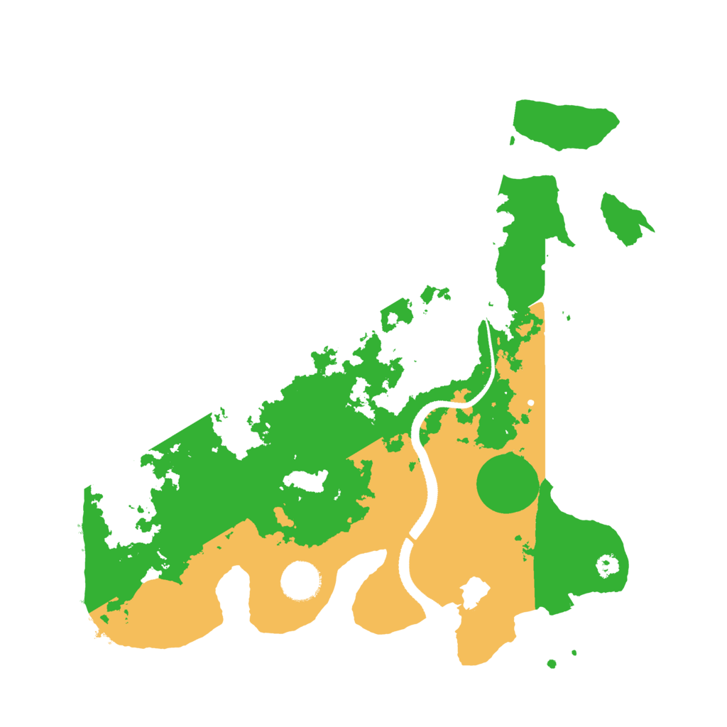 Biome Rust Map: Procedural Map, Size: 3250, Seed: 420420
