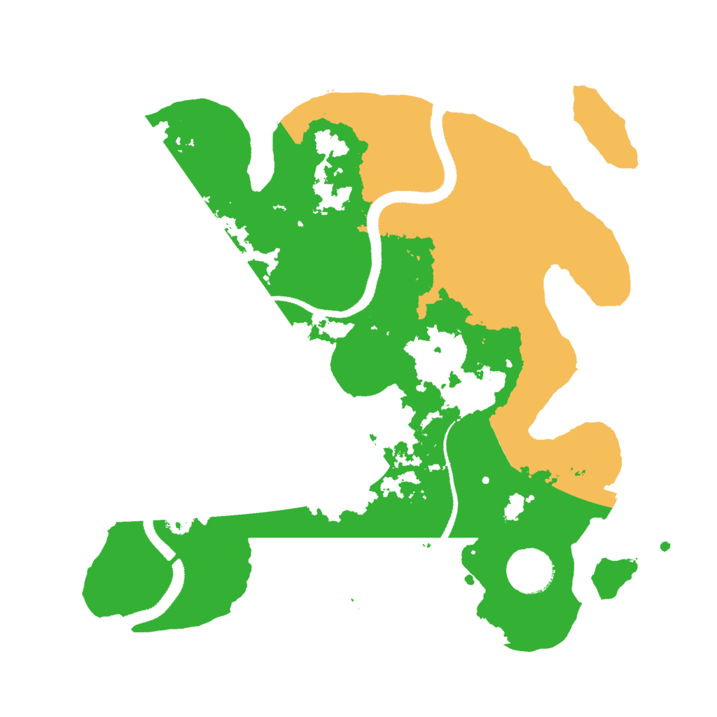 Biome Rust Map: Procedural Map, Size: 2900, Seed: 19686