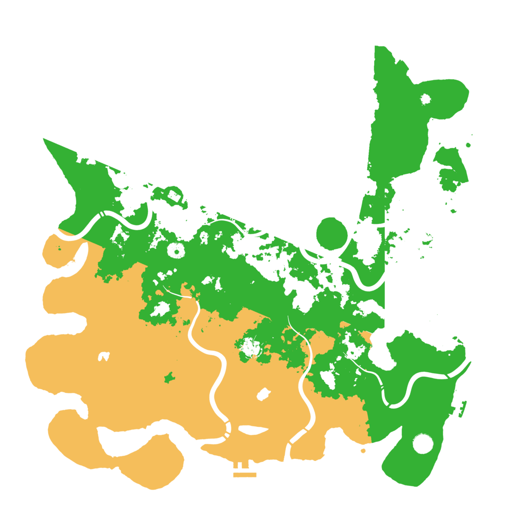 Biome Rust Map: Procedural Map, Size: 4500, Seed: 2132948072