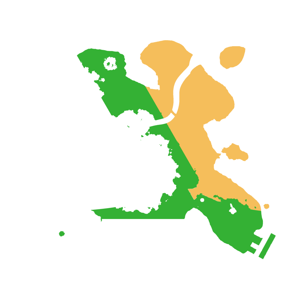 Biome Rust Map: Procedural Map, Size: 2200, Seed: 944726354