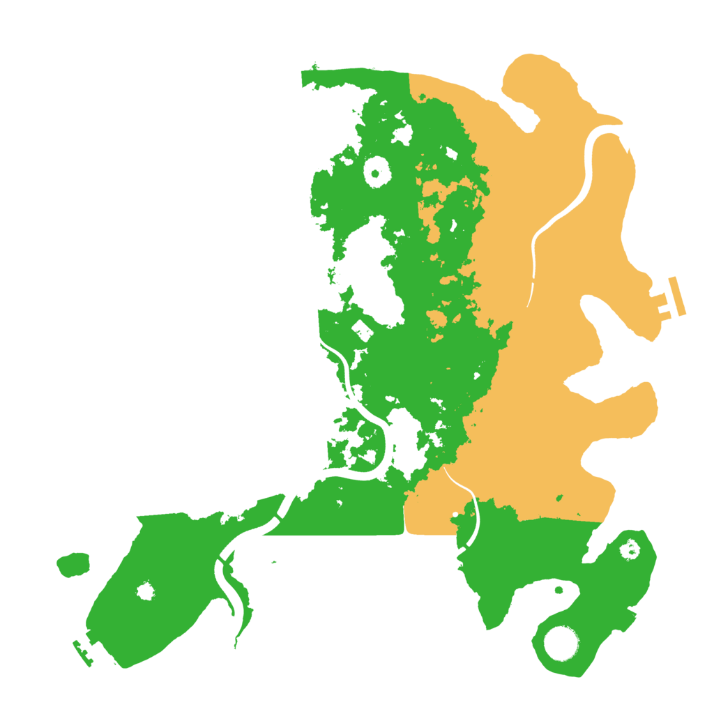 Biome Rust Map: Procedural Map, Size: 3655, Seed: 785632186