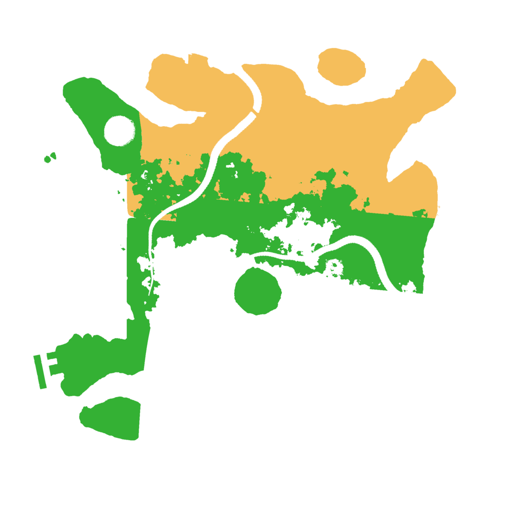 Biome Rust Map: Procedural Map, Size: 3000, Seed: 400059631
