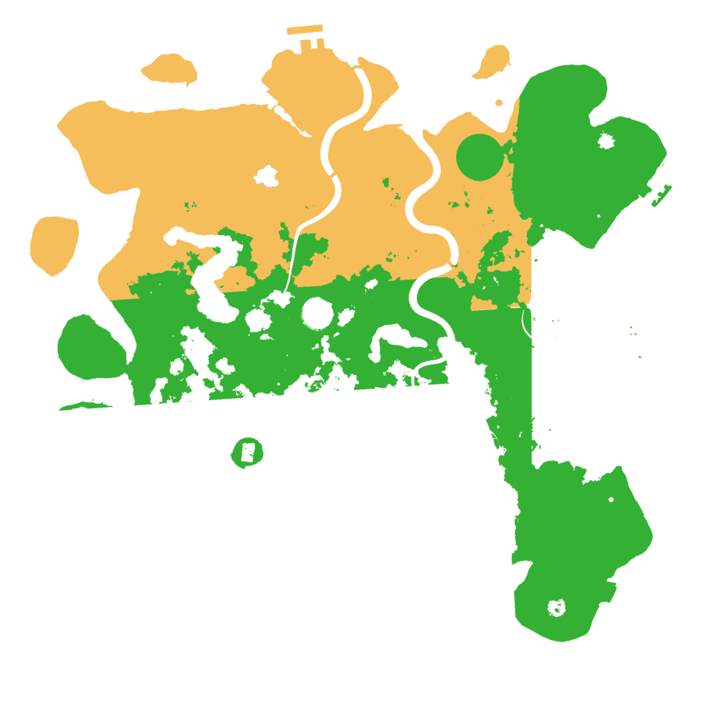 Biome Rust Map: Procedural Map, Size: 4000, Seed: 2034938801