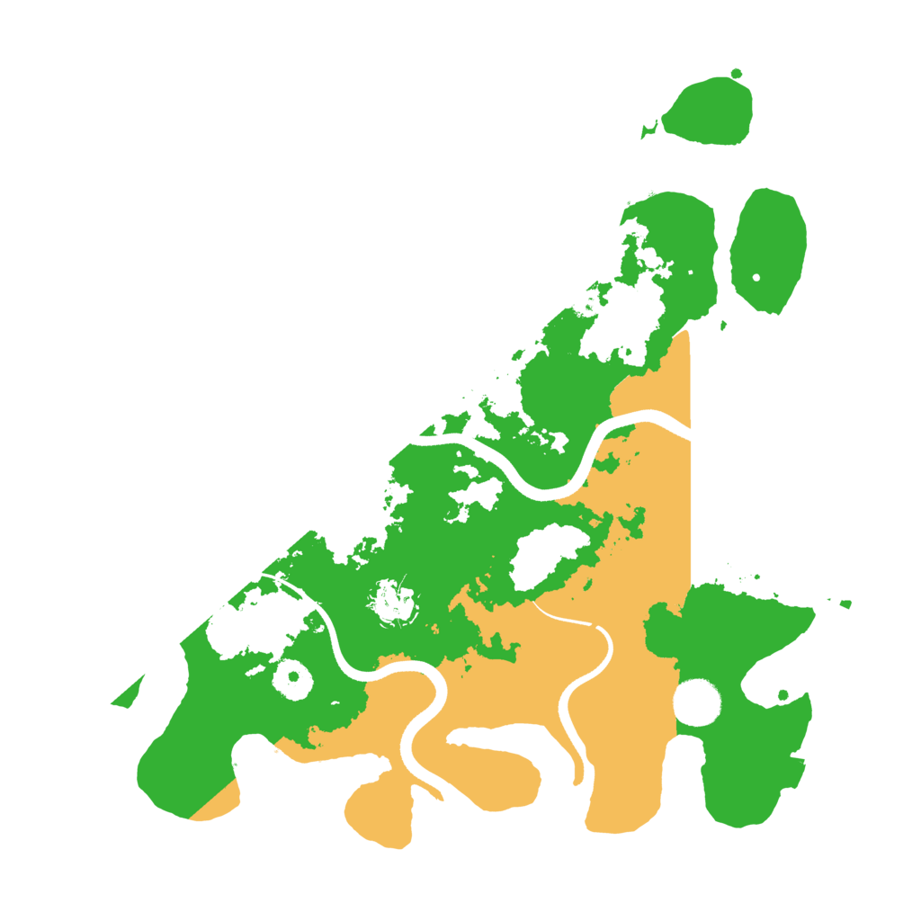 Biome Rust Map: Procedural Map, Size: 3500, Seed: 672853241