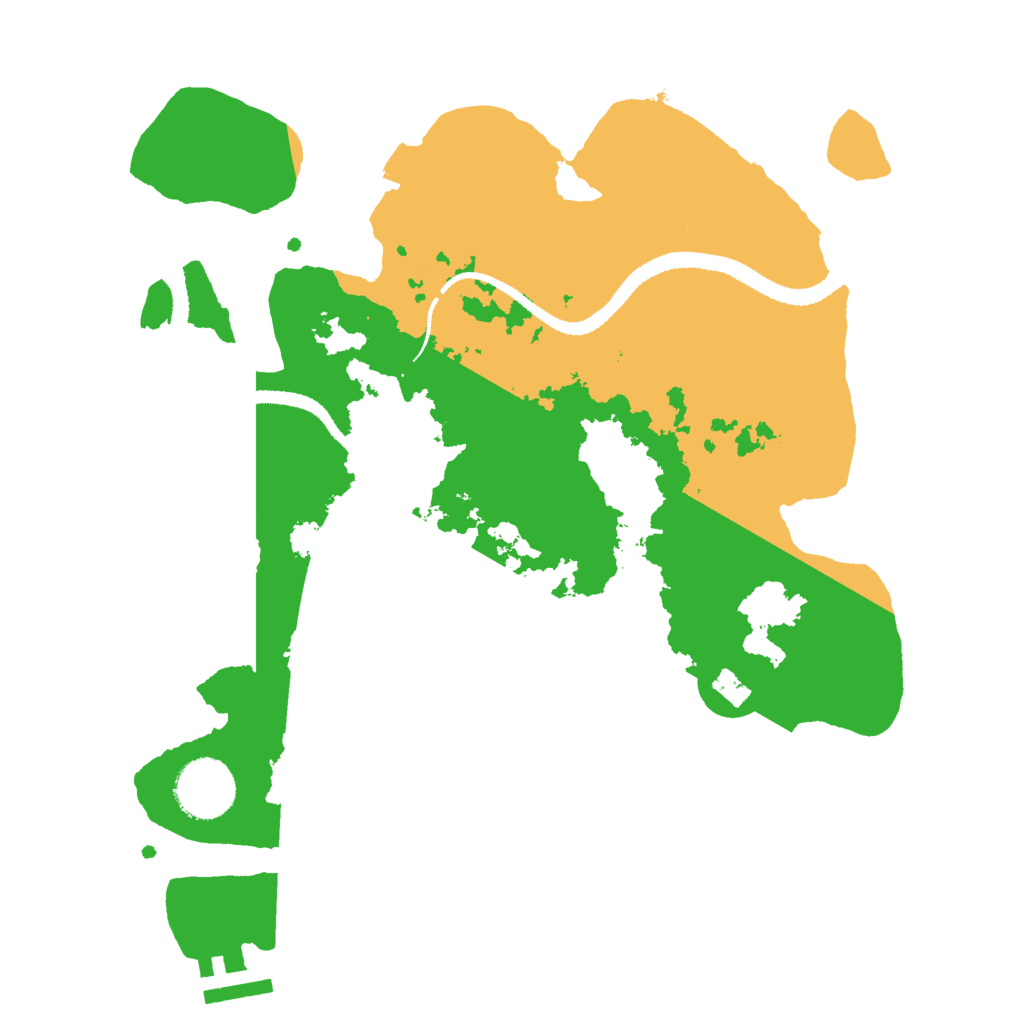 Biome Rust Map: Procedural Map, Size: 3000, Seed: 2086563982