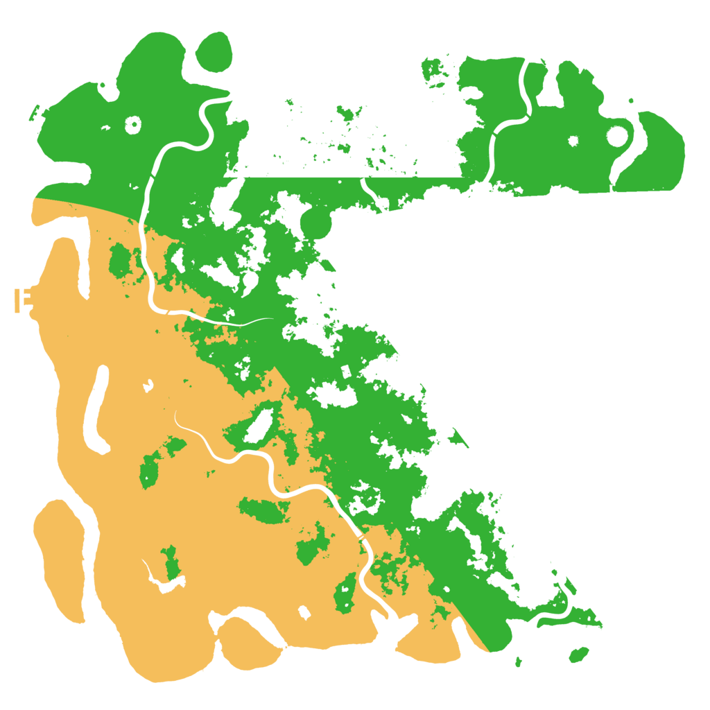 Biome Rust Map: Procedural Map, Size: 6000, Seed: 870208193