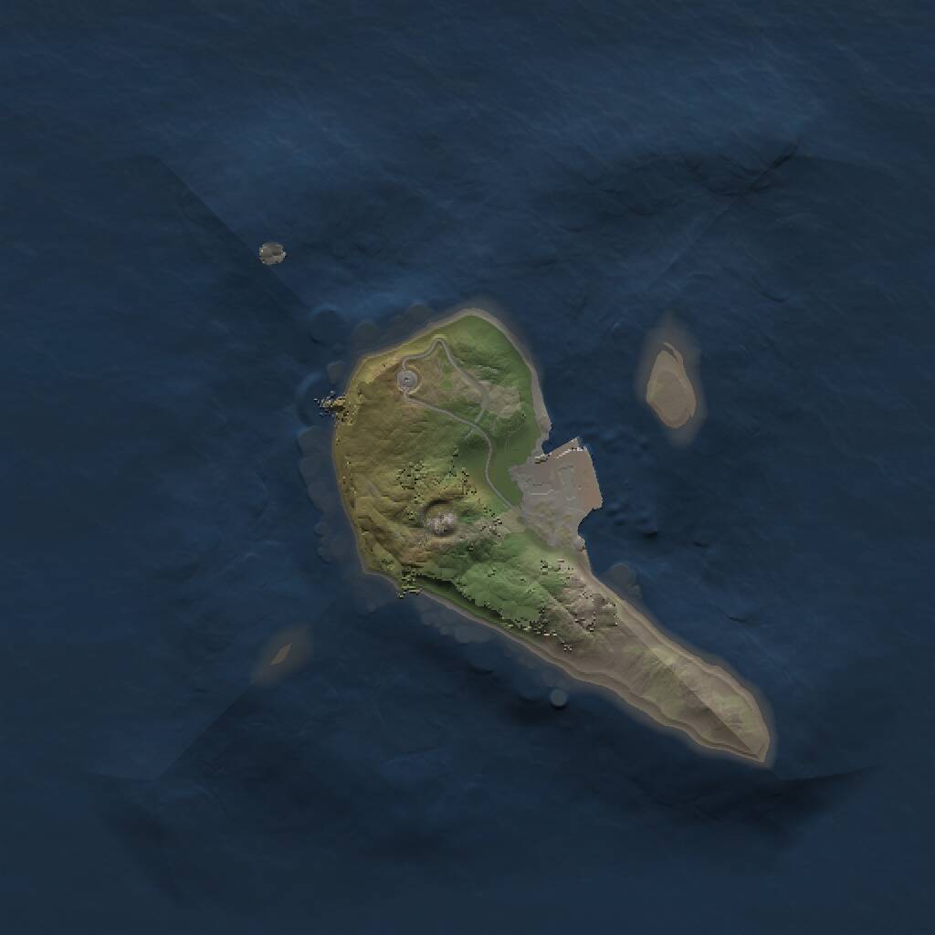 Rust Map: Procedural Map, Size: 1500, Seed: 699775236, 1 Monuments