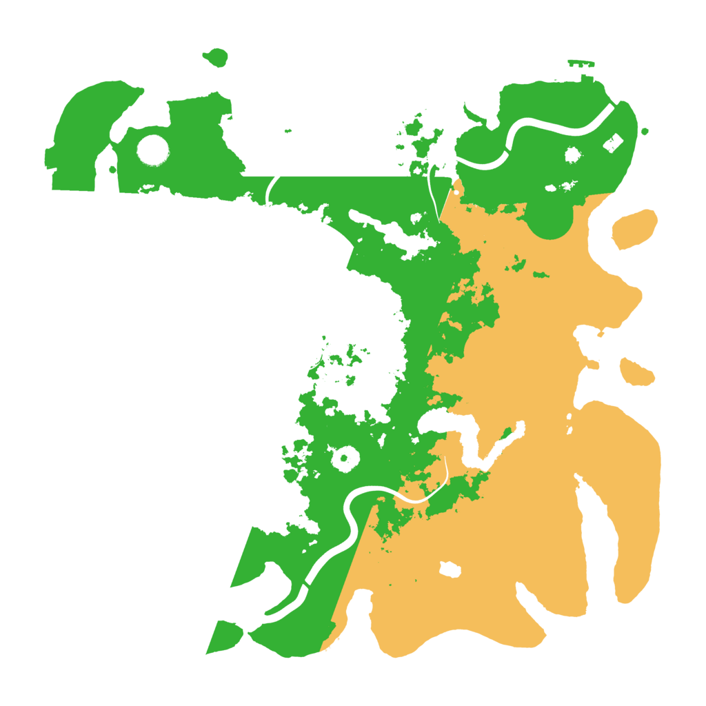Biome Rust Map: Procedural Map, Size: 4000, Seed: 1615645926
