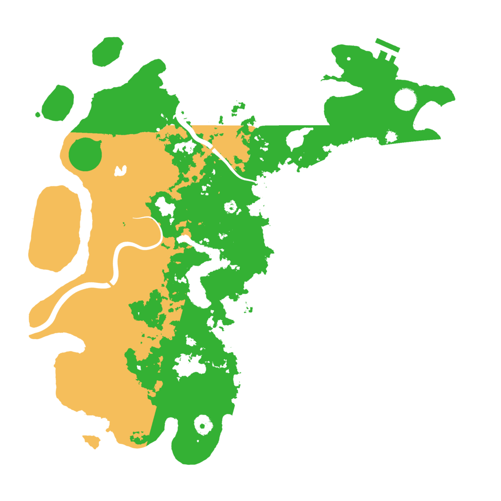 Biome Rust Map: Procedural Map, Size: 4000, Seed: 123458
