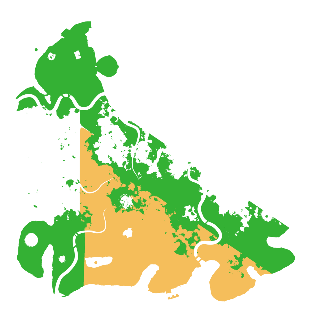 Biome Rust Map: Procedural Map, Size: 4250, Seed: 1237650311