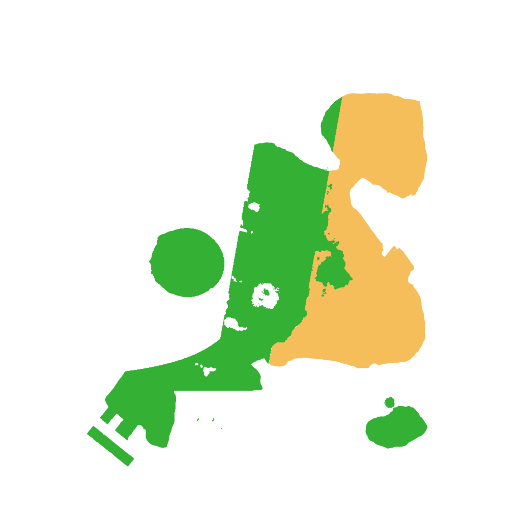 Biome Rust Map: Procedural Map, Size: 2000, Seed: 388567214