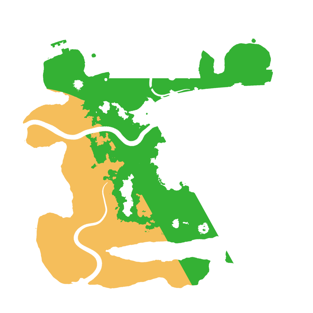 Biome Rust Map: Procedural Map, Size: 3000, Seed: 319847562