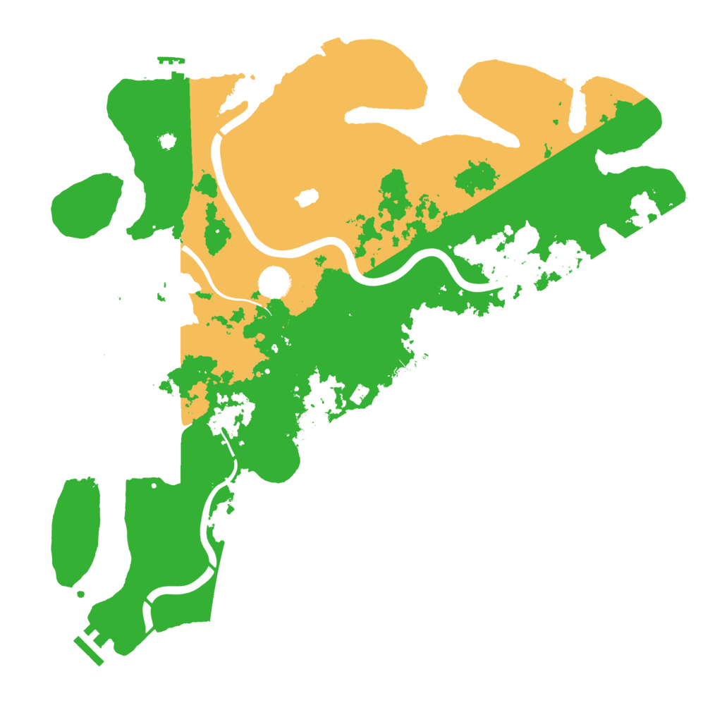 Biome Rust Map: Procedural Map, Size: 4000, Seed: 1628563612