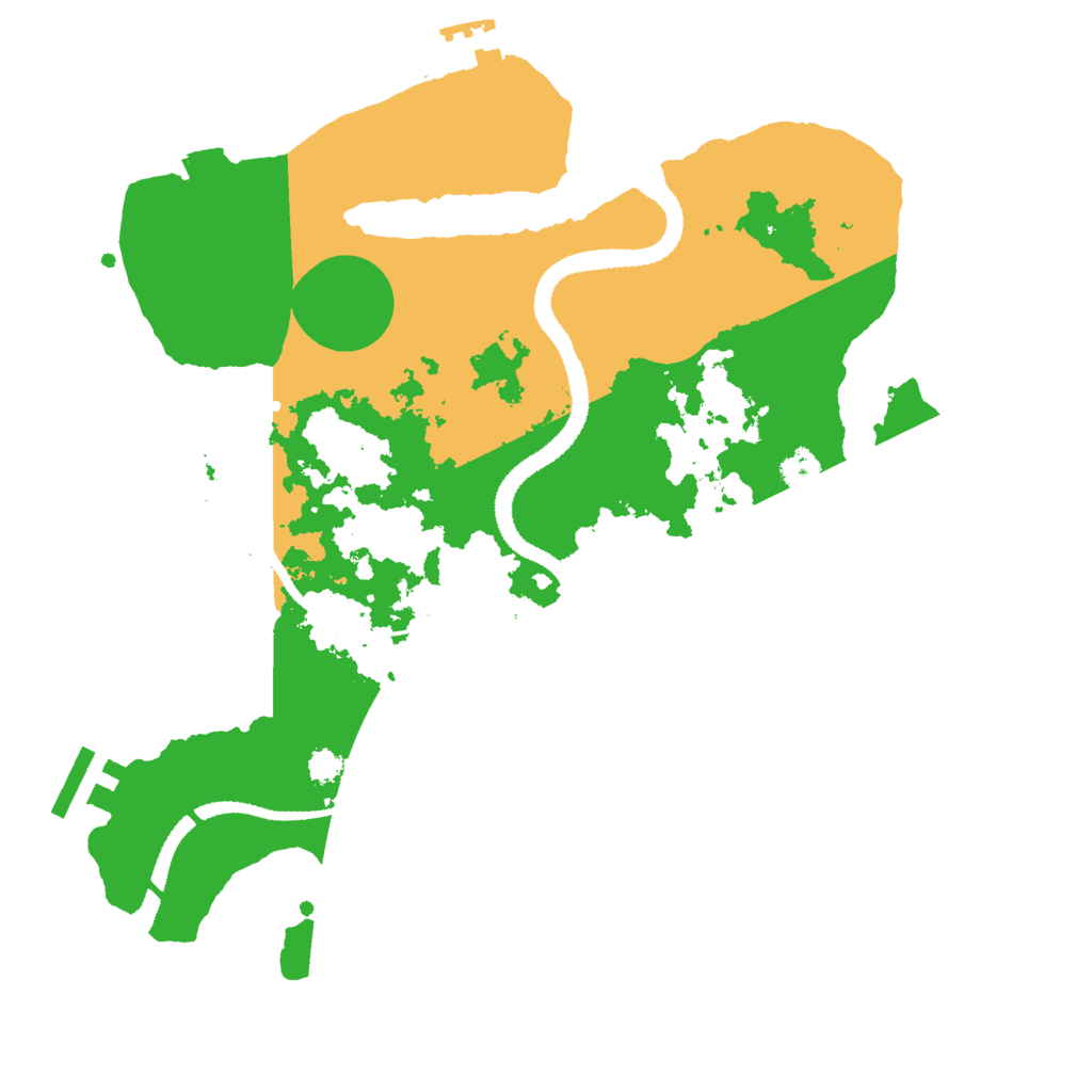 Biome Rust Map: Procedural Map, Size: 3000, Seed: 145002