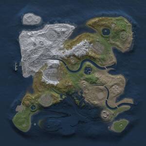 Thumbnail Rust Map: Procedural Map, Size: 2800, Seed: 500118, 12 Monuments