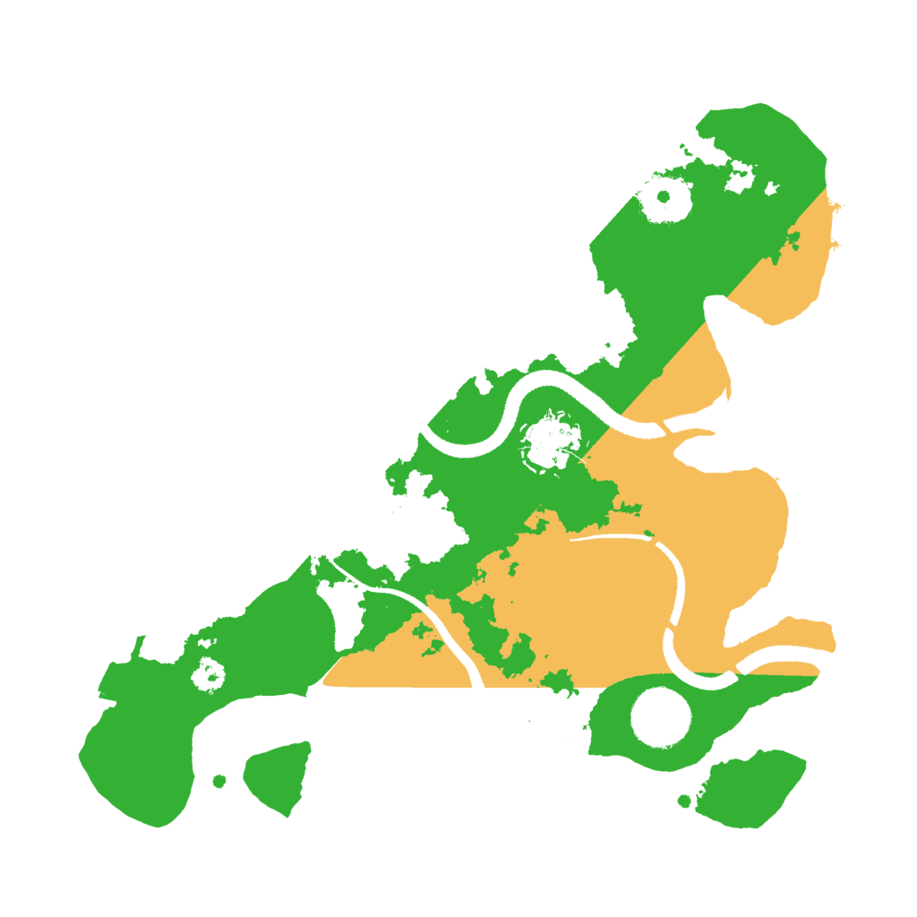 Biome Rust Map: Procedural Map, Size: 2800, Seed: 500118