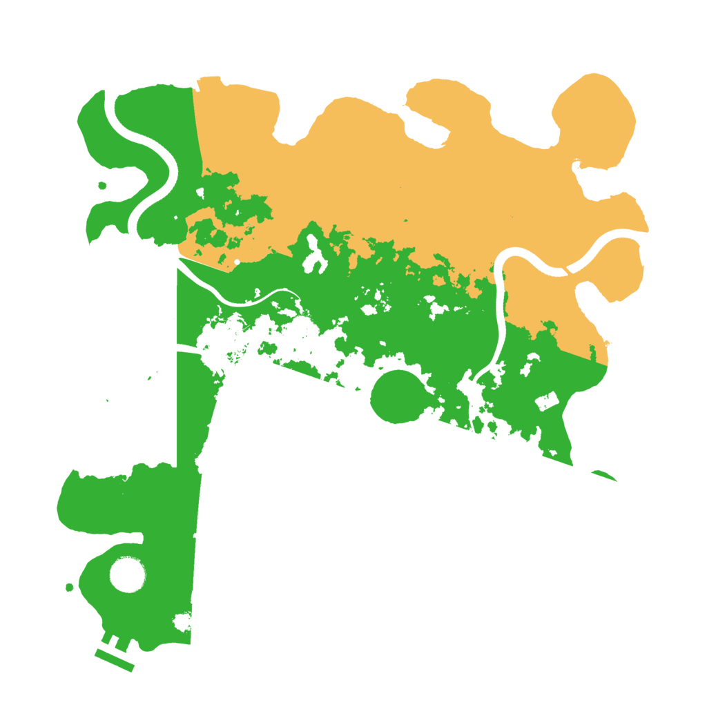 Biome Rust Map: Procedural Map, Size: 3500, Seed: 1288630367